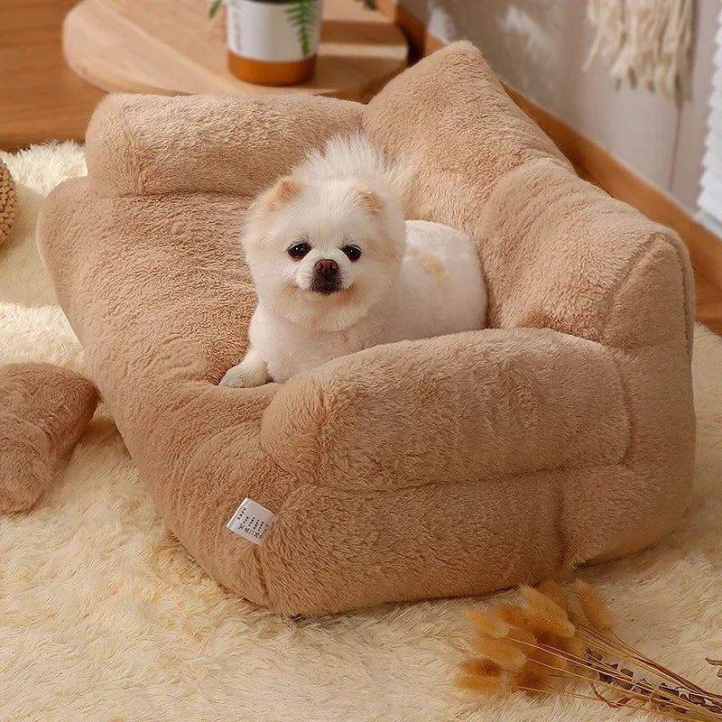 Cat sofa bed Plush Dog Sofa Beds Washable Warm Pet Dog Nest Cat Beds Thicken Comfortable Cushion Dog Sleep Cat Furniture